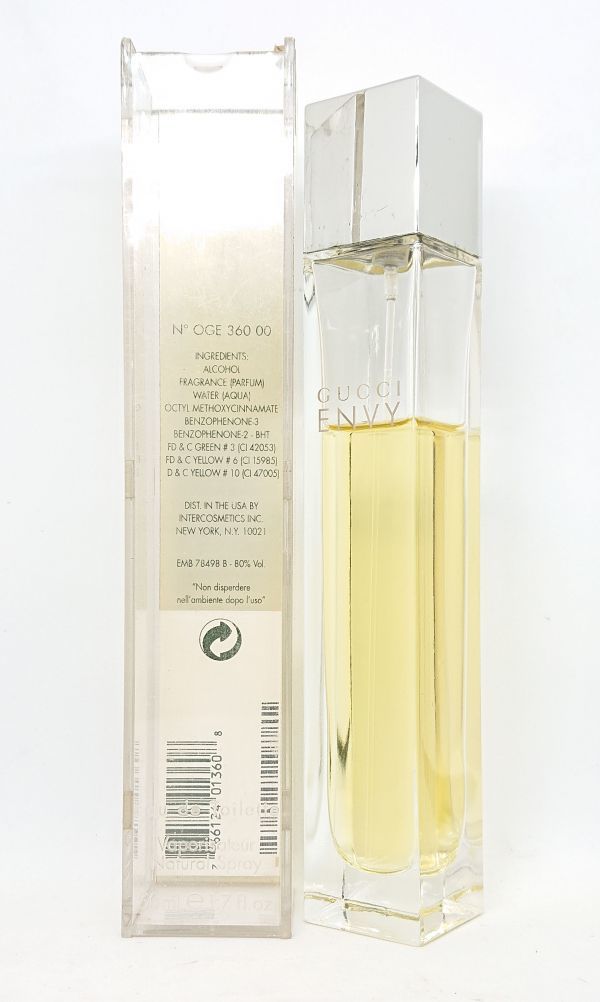 GUCCI グッチ エンヴィ EDT 50ml ☆残量たっぷり 送料340円拍卖