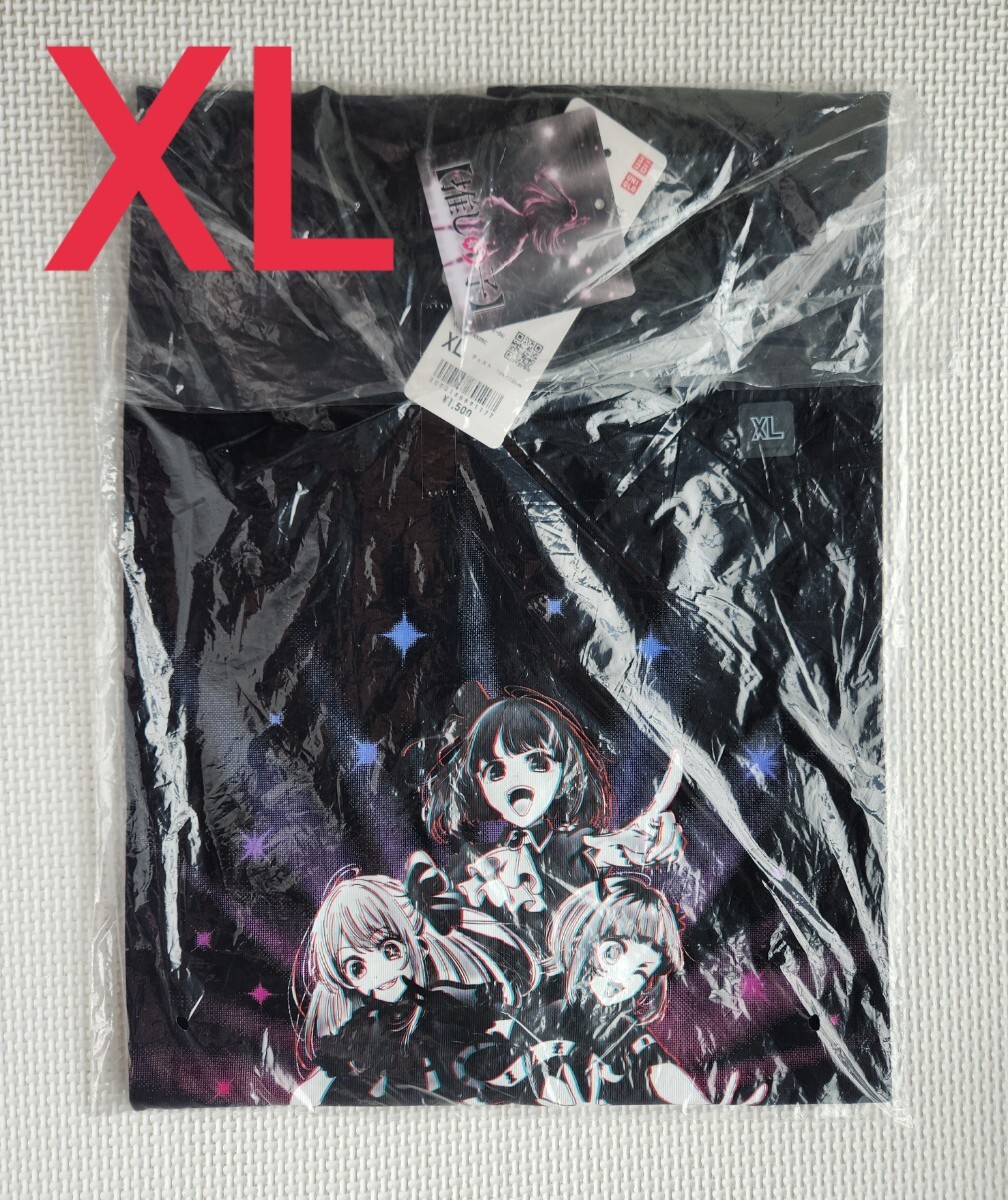 ☆ UNIQLO ユニクロ / 推しの子 / UT 半袖 Tシャツ / 男女兼用 XL サイズ / 綿100% / 黒 BLACK / 新品未開封拍卖