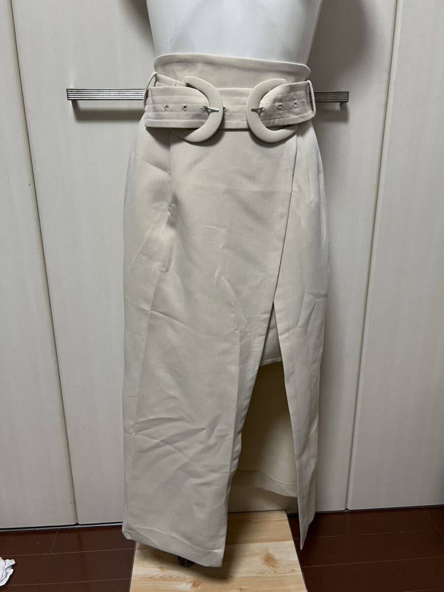 RESEXXY リゼクシー スリットタイトスカート ベージュ フリーサイズ拍卖