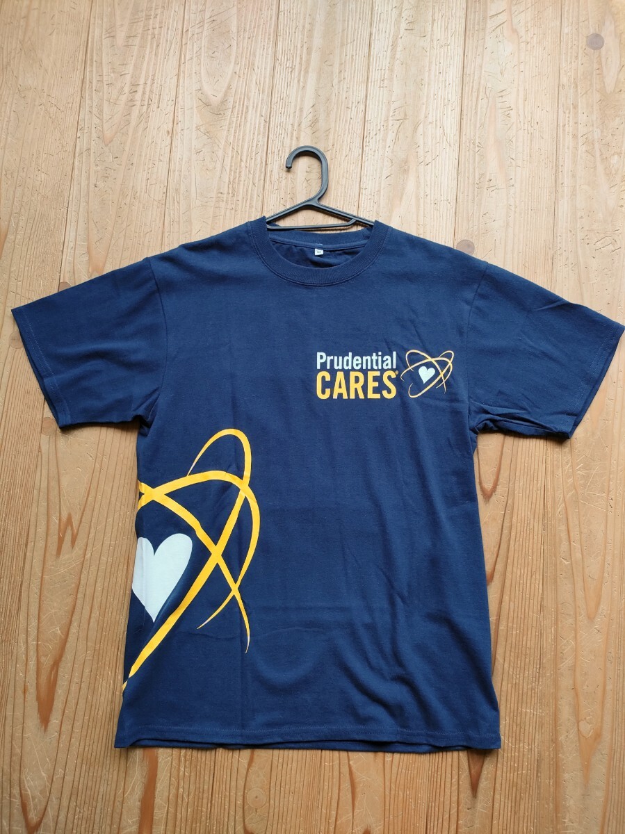 【送料★185円】☆レア☆ ジブラルタ生命 Tシャツ ネイビー 紺 綿100% Mサイズ 企業系拍卖