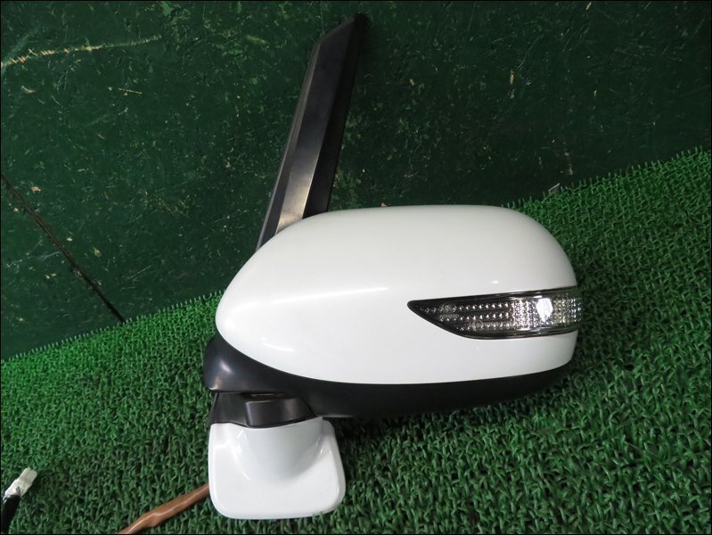 『psi』 スバル RN1 ステラ 左ドアミラー 電動格納式 41A パール H18年式拍卖