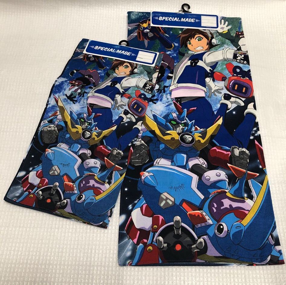 送料込み タイムボカン24 ハンカチ(約30×29.5cm) ランチクロス(約42.5×42cm) 綿100% 日本製 未使用品 タイムボカンシリーズ拍卖