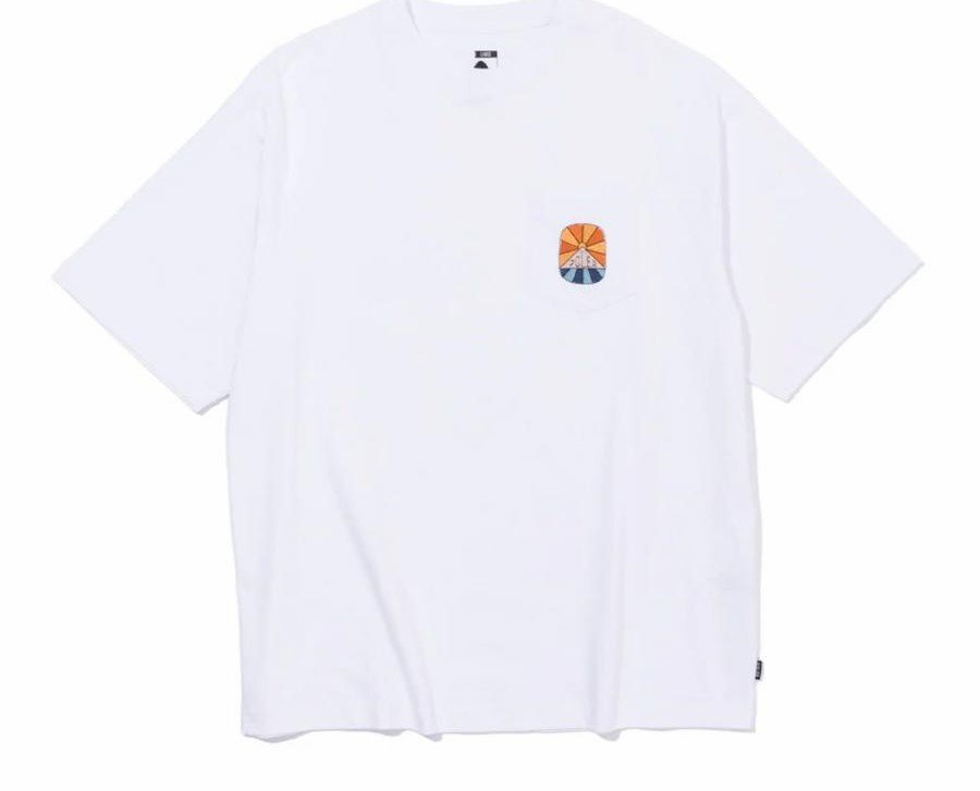 セール20% ポーラー POLER SUNNY DAYZ サニーデイズ リラックスフィット 刺繍 ポケット Tシャツ 半袖 241MCV0230 白 XL メンズ拍卖