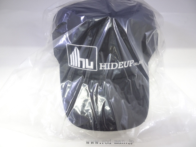 ハイドアップ★HUメインロゴメッシュキャップ★ブラック/ホワイト#08拍卖