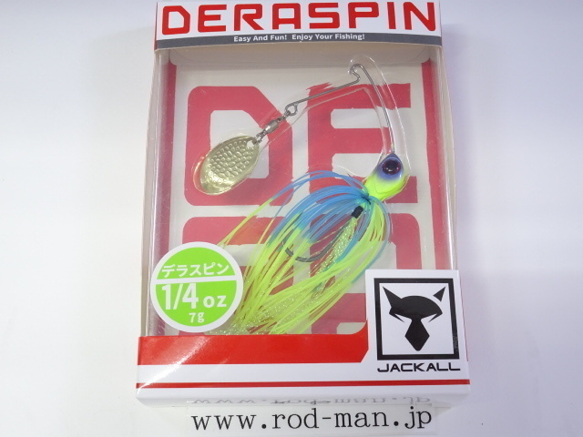 ジャッカル★デラスピン1/4oz★#ブルーバックシャートディップ拍卖