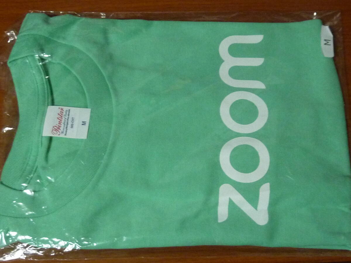 未開封 ZOOM ロゴ入り ノベルティ Tシャツ Mサイズ ロゴ ズーム拍卖