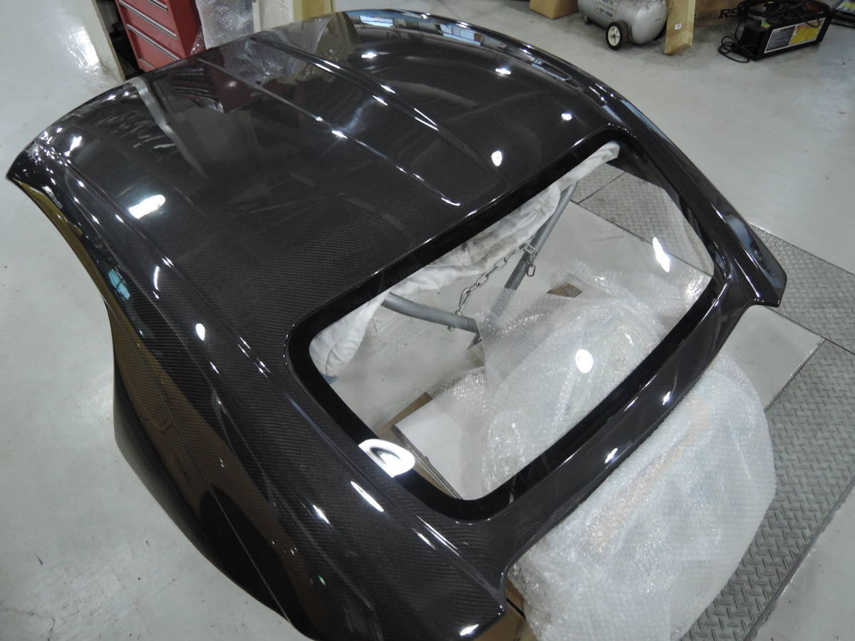 店舗在庫有 S2000 カーボン ハードトップ アクリル製 リアガラス装着済み クリアゲル 内側FRP (検: AP1 AP2 社外品 無限 MUGEN スプーン拍卖