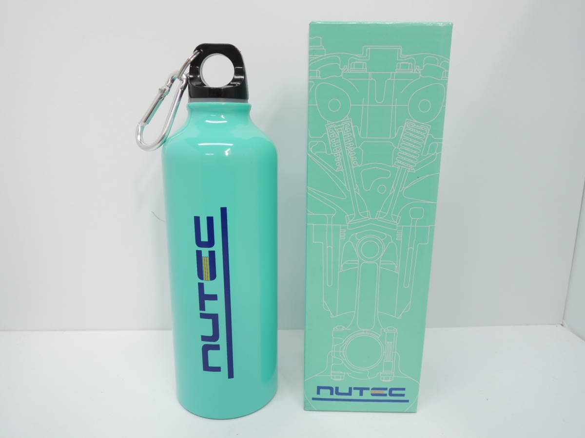 新品未使用 非売品 NUTEC ニューテック 水筒 アルミボトル カラビナ付き ノベルティ①拍卖