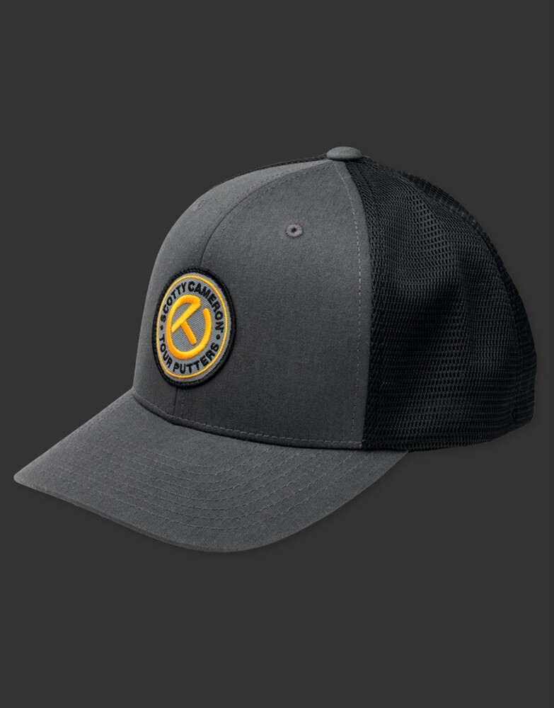 セール Scotty Cameron スコッティ・キャメロン キャップ Hat - School Bus Yellow Circle T - Flexfit Snapback - CharcoalBlack 新品拍卖