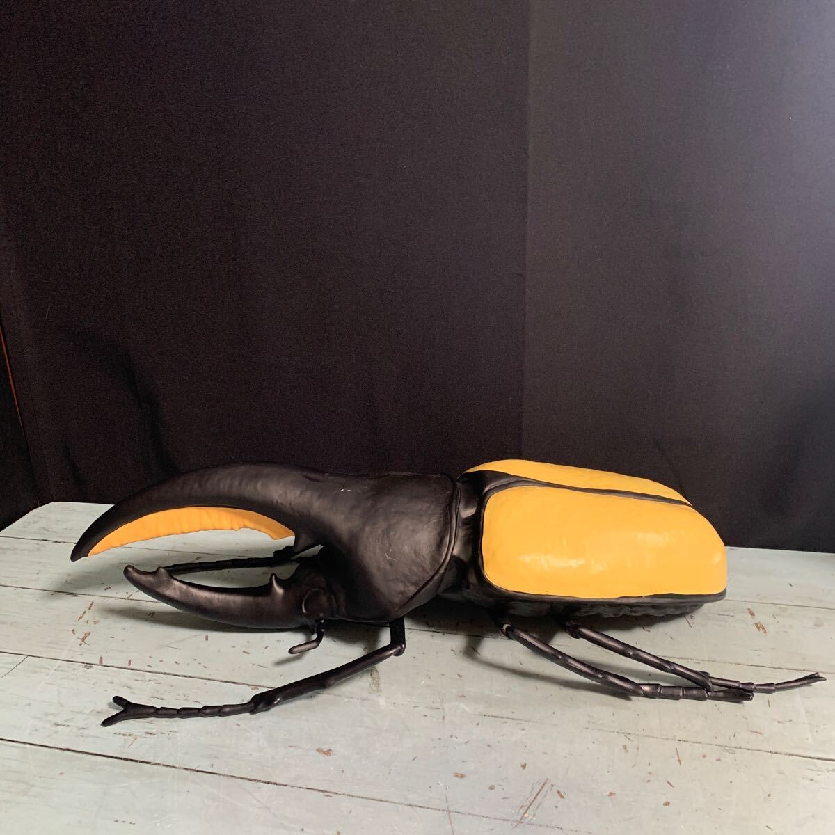 大型 ヘラクレスオオカブト 昆虫 特大 フィギュア カブトムシ BIG ビッグ 昆虫 おもしろグッズ 昆虫好き マニア コレクション(A-108)拍卖