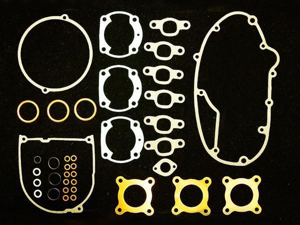 KH250 250ss エンジン ガスケット セット シリンダー カバー オイルシール マフラー セット拍卖