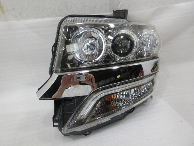 ホンダ N BOX カスタム JF1/JF2 前期 純正 青LED HID 左 ヘッドライト拍卖