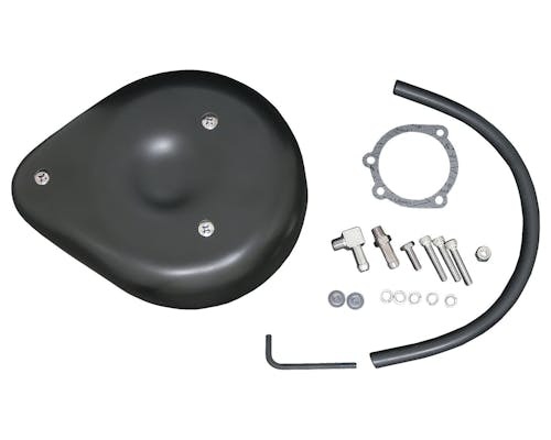 N004019 CVキャブ用 ティアドロップタイプエアクリーナー ブラック拍卖