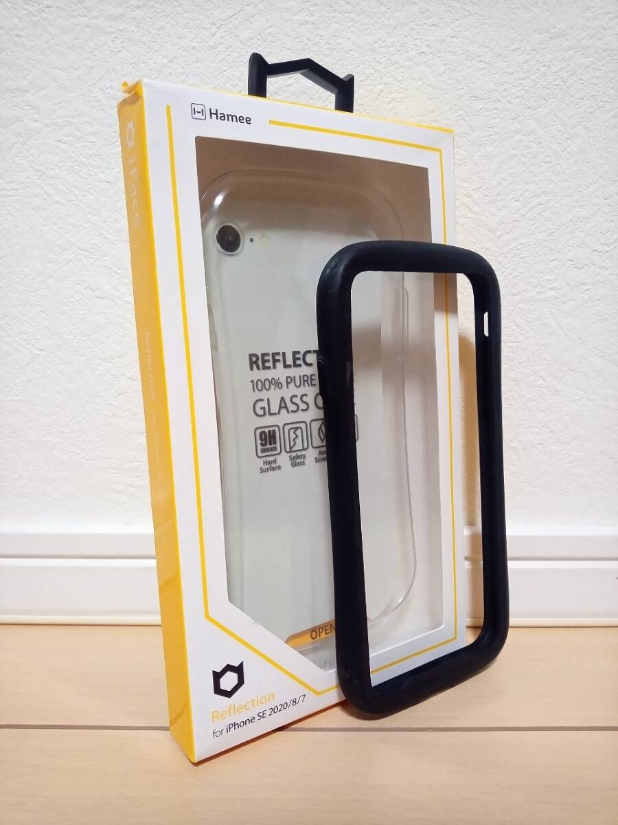 訳アリ中古★Hamee iFace Reflection スマホケース iphone SE2/SE3 8/7★アイフェイス アイフォンケース ジャンク品 耐衝撃 第2世代第3世代拍卖