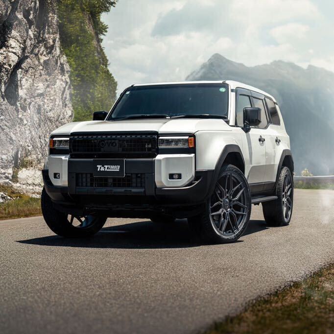 22インチ4本セット T&T forged 鍛造 ホイール レクサス トヨタ 全車種に対応 ランクル 250 300 70 200 100 GX プラド 等にオーダーで作製 拍卖