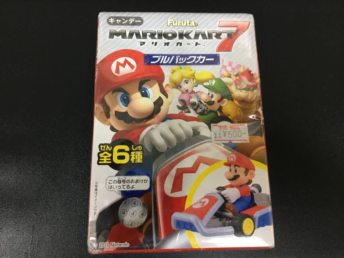 ★未開封・新品★フルタ 食玩 「マリオカート 7  プルバックカー 4、 キノピオ」 スーパーマリオ (手前棚1保管)拍卖