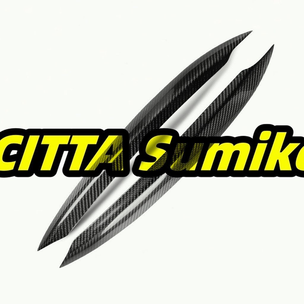 VWゴルフ7 GTI R 7 MK7 2013-2018年式 カーボン製 ヘッドライトカバー アイライン2個セット 送料無料拍卖