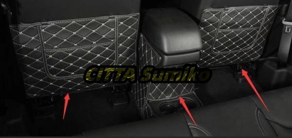 JEEP ラングラー専用シート バック キックマット 3枚セット 激安価拍卖