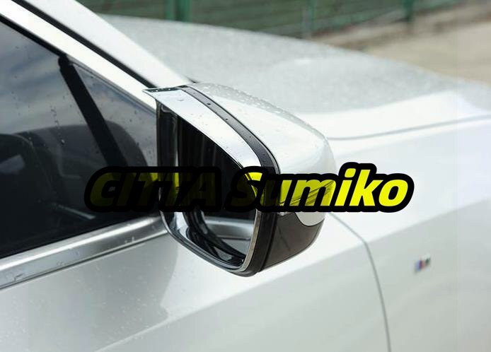 2019年式 BMW 3シリーズ G20 G21 G28 専車専用 鏡面式 雨雪ガードバイザーリアシェード 2個セット 送料無料拍卖