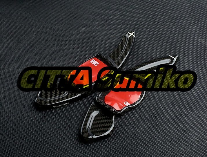 VW フォルクスワーゲン ゴルフ6 カーボン パドルシフト レバー シフトパドル 送料無料拍卖