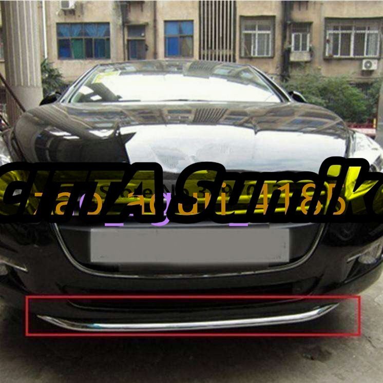 プジョー 508ー 前期 フロント リップ トリム カバー スポイラー / センター トリム エアロ エプロン拍卖