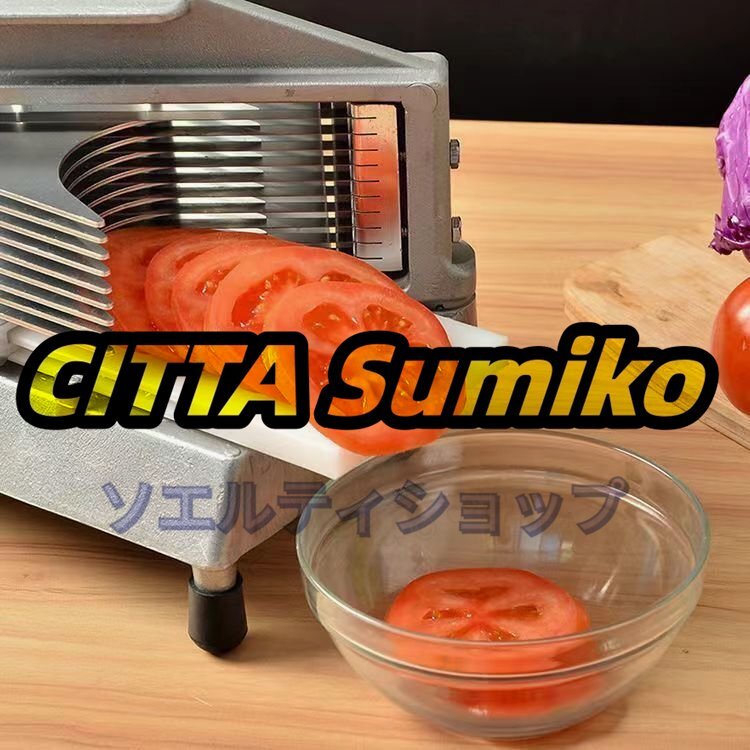 実用品★業務用 トマトスライサー 果物野菜カッター トマト・レモン・キュウリ・オレンジ・タマネギ・チーズスライサー拍卖