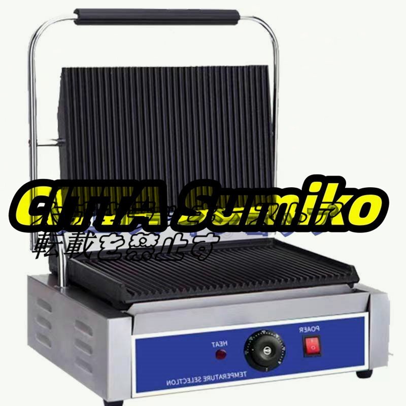 人気 業務用鉄板 イカ焼き機 鉄板焼き器 スフレ パンケーキ ワッフル どら焼き機 キッチン スナック バー レストラン 用拍卖
