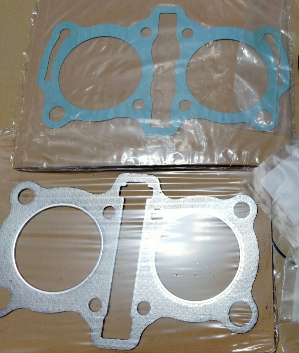 ペイペイスーパーホークⅢ CB400D CB400TホークⅡ CB400N ホークⅢ 新品 エンジン ガスケット 純正腰上 シリンダーガスケット拍卖