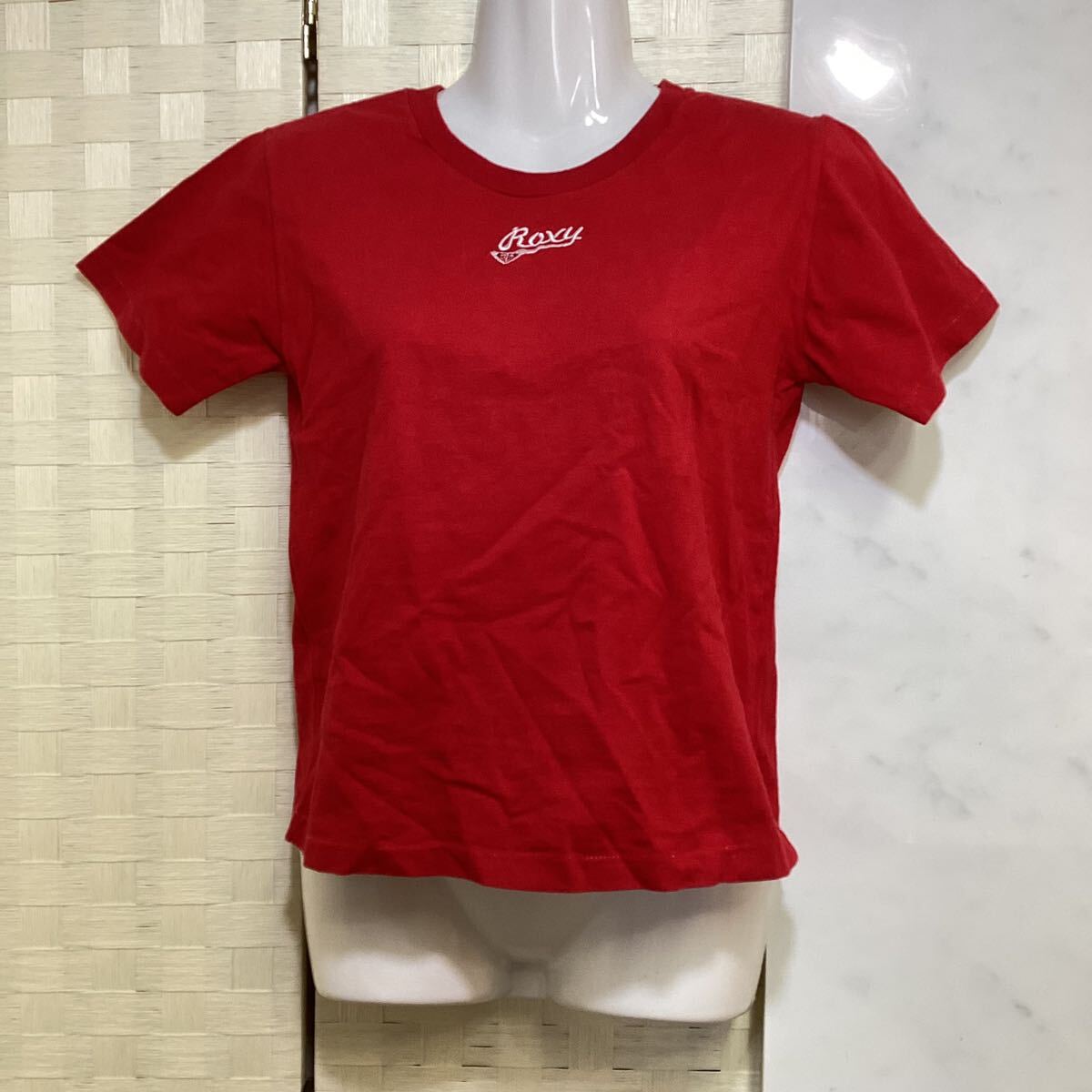 Roxy Tシャツ FREE 赤 綿100% レディース 半袖 トップス P62拍卖