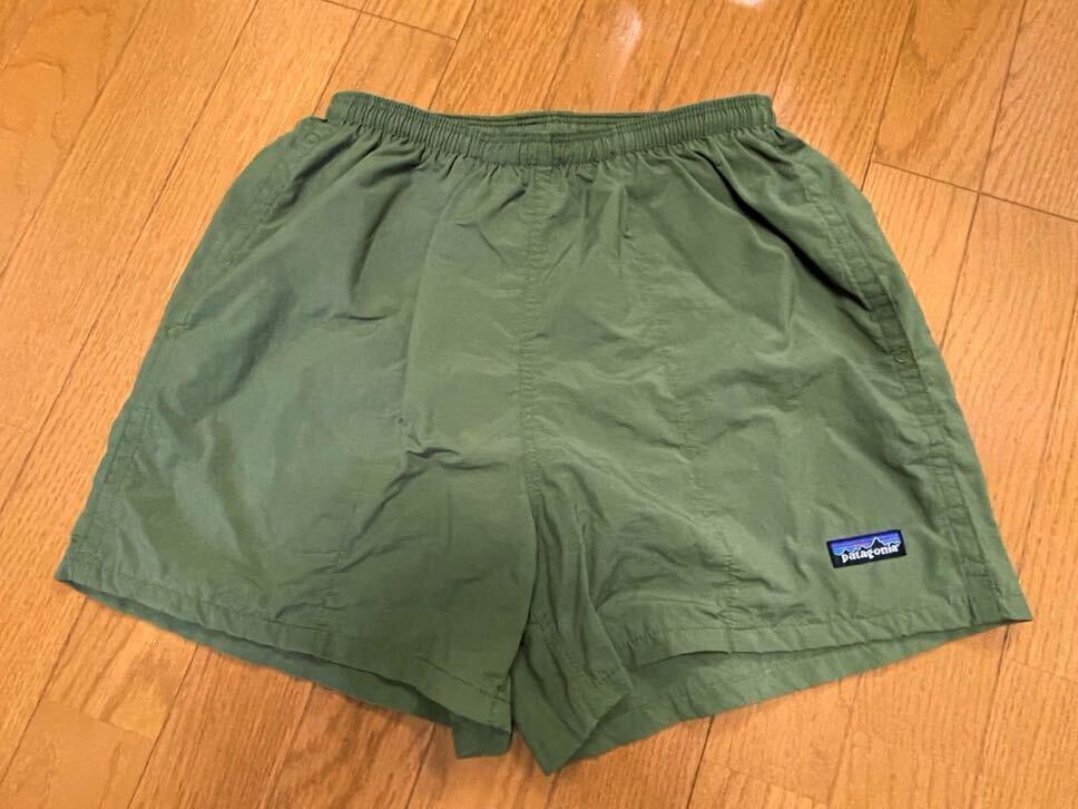 Patagonia パタゴニア バギーズ ショーツ S カーキ ショート パンツ USA製 90s拍卖