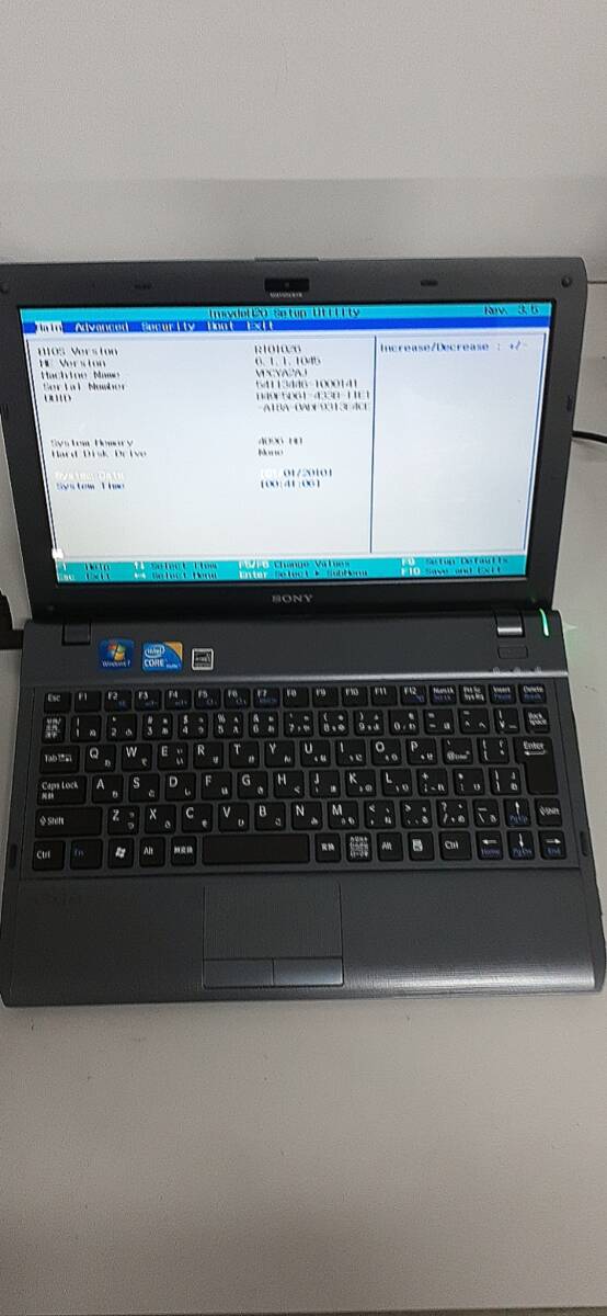 Sony/ノートPC/CPU i3-1世代/メモリ 4GB拍卖