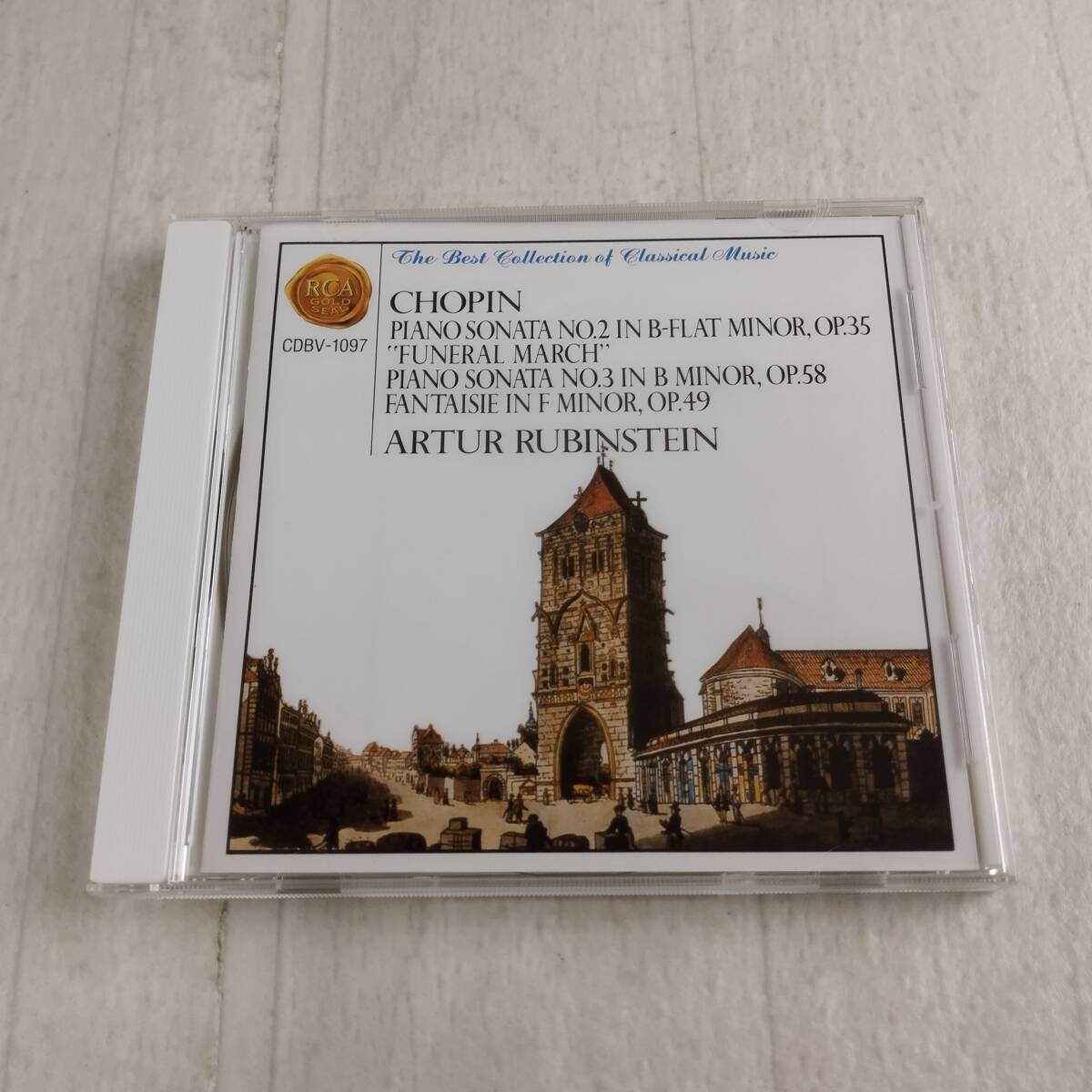 1MC1 CD アルトゥール・ルービンシュタイン ショパン ピアノ・ソナタ第2番 葬送 第3番拍卖
