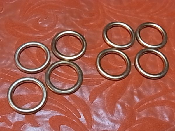 プジョー シトロエン 用 オイルドレーン 銅パッキン φ14 031327 SASIC製 【社外品】 Peugeot 306 406 Citroen Xantia XM拍卖