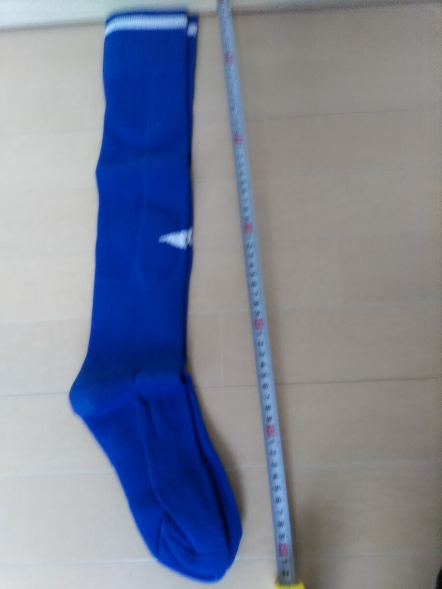 未使用! 肌触り良し! ハイソックス スポーツソックス サッカーソックス 靴下 24~26cm ラインあり拍卖