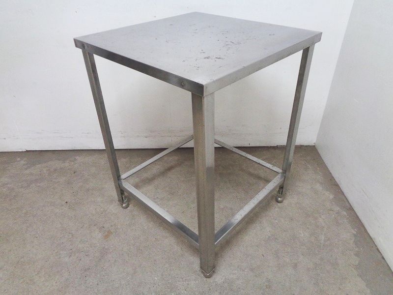 ★DG2207 | 作業台 ステンレス W600×D600×H800mm 中古 業務用 ワークテーブル拍卖