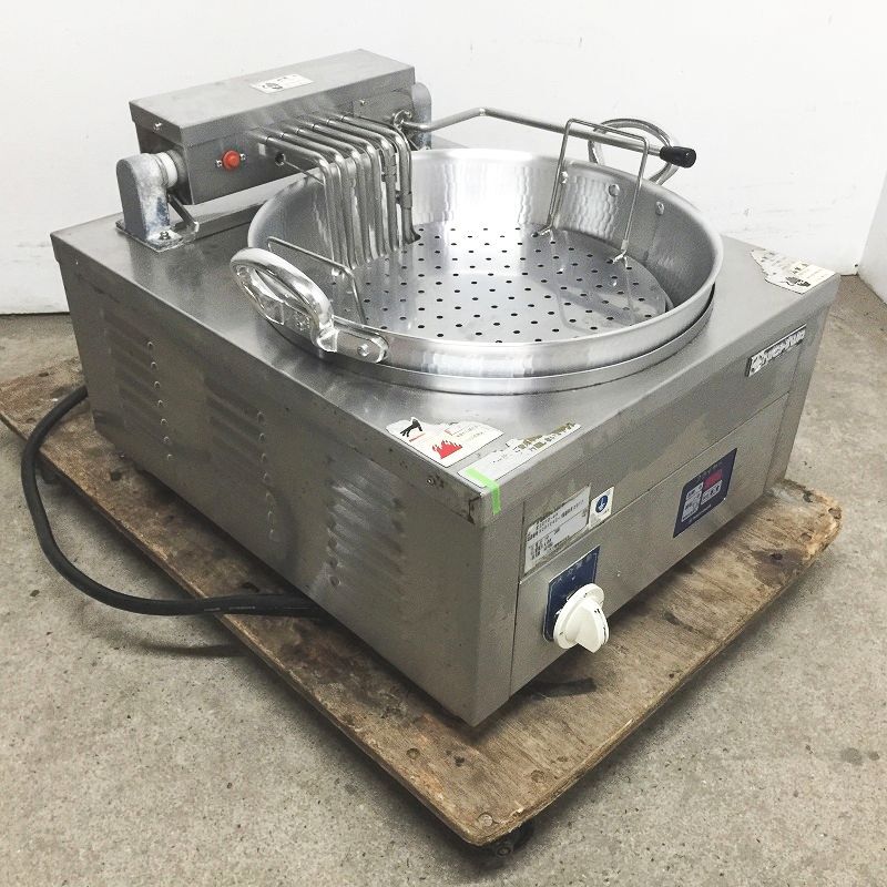 ★DG1601 | 電気天ぷらフライヤー ニチワ SEFD-4H 単相200V W500×D600×H410mm 業務用 中古拍卖