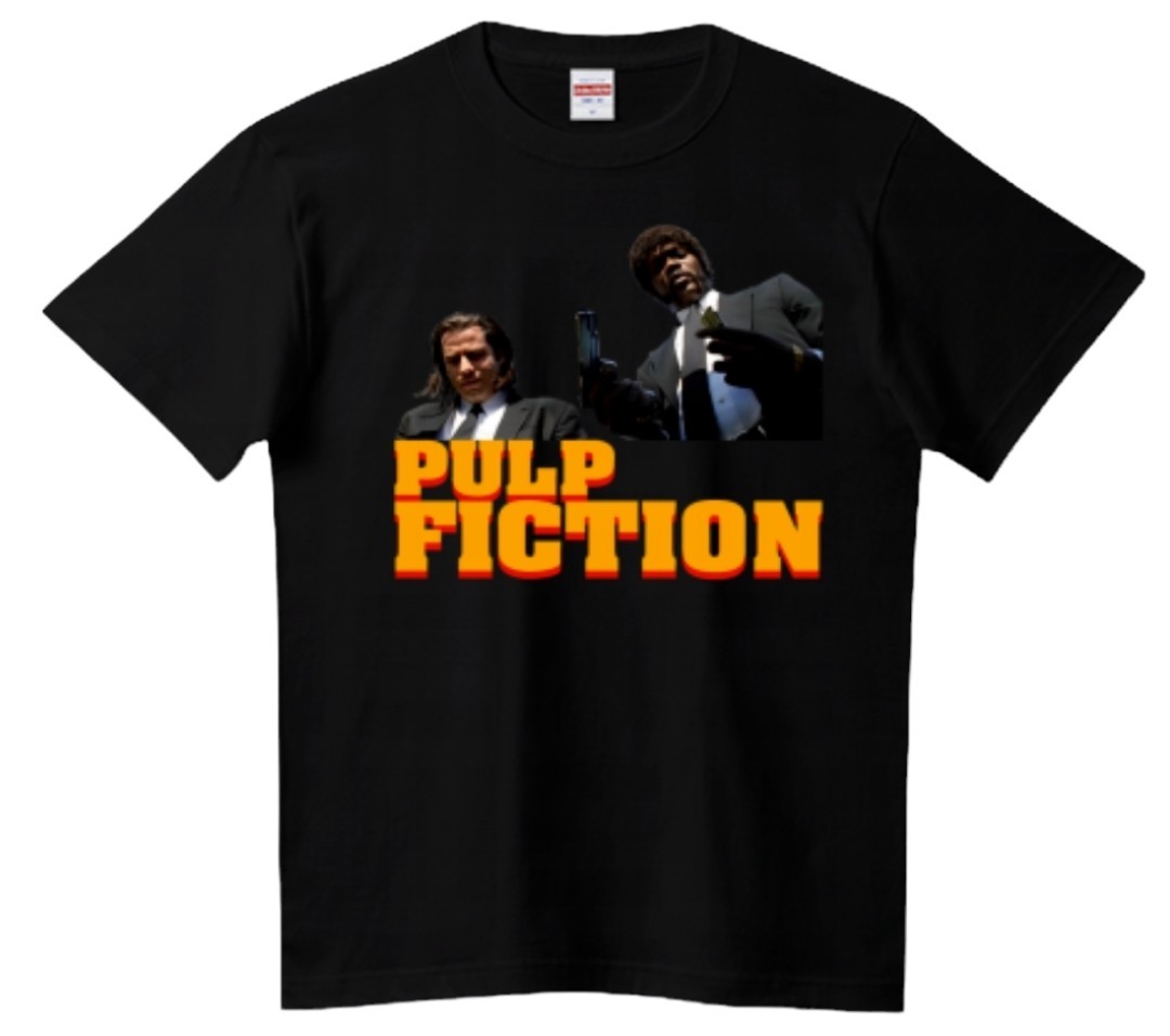 パルプフィクション 映画 Tシャツ 黒拍卖