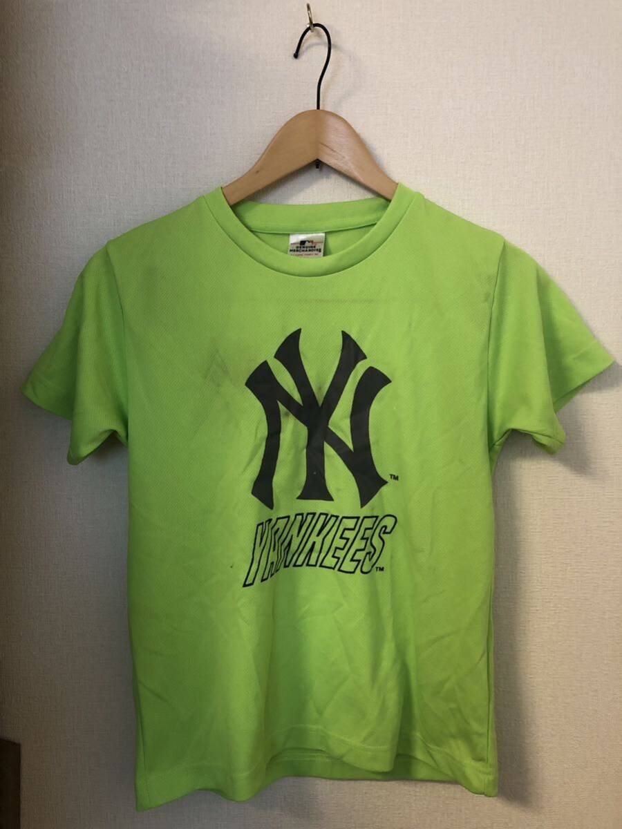 ヤンキース 半袖 蛍光Tシャツ 150センチ拍卖