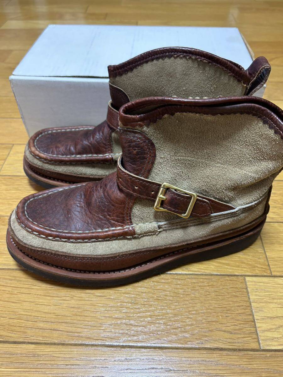 超レア RUSSELL MOCCASIN ラッセルモカシン ノックアバウトII フーバー 別注 ハンドメイド USA製 US8 中古品拍卖