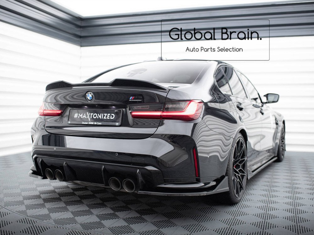 BMW M3 G80 リア サイド スプリッター V4/ リア スパッツ バンパー トリム アンダー スポイラー カバー カナード拍卖