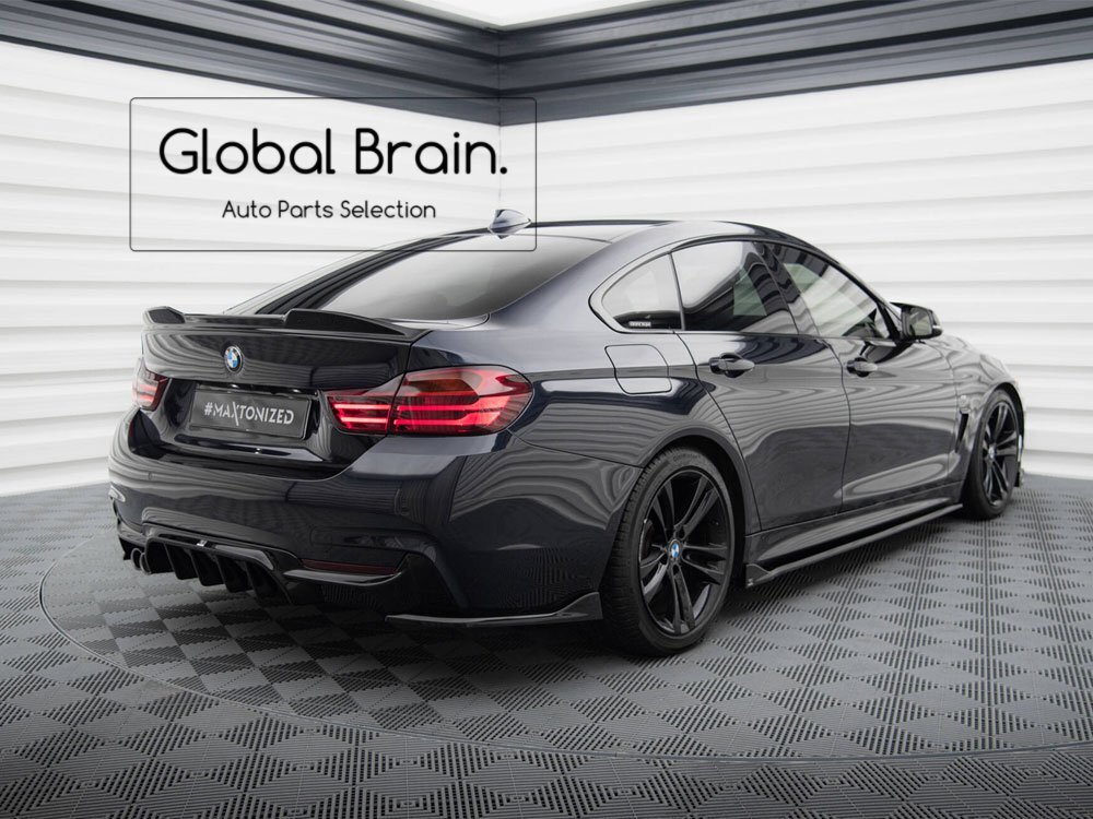 BMW 4シリーズ グランクーペ F36 Mスポーツ リア サイド スプリッター V1/ リア スパッツ バンパー トリム アンダー スポイラー カバー拍卖