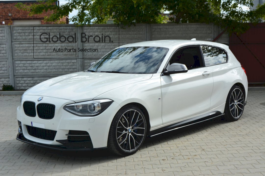 2011-2015 BMW 1シリーズ F20 F21 Mスポーツ 前期 フロント リップ スプリッター スポイラー/エプロン ディフューザー スカート フラップ拍卖