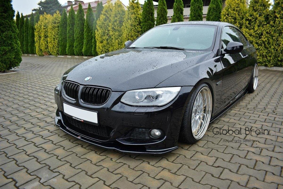 BMW 3シリーズ クーペ E92 後期 Mスポーツ フロント リップ スポイラー V2/ フロント スプリッタ― バンパー アンダー ディフューザー拍卖
