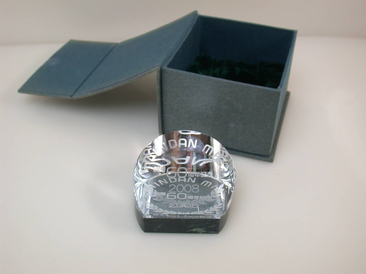 夢149.MINDAN MIE 在日本大韓民国民団 三重県本部 ペーパーウエイト 2008年 創団60周年記念 置物/箱拍卖