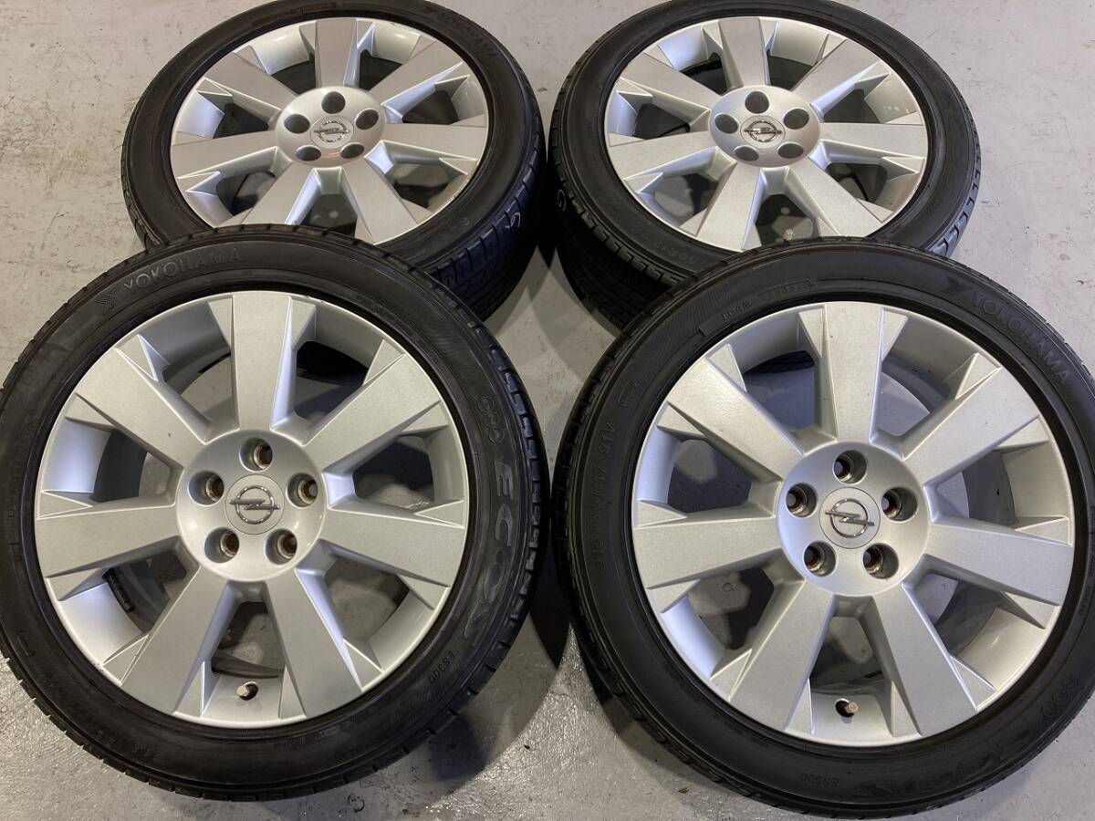 希少 オペル ベクトラ 純正 17インチ 5H110 7J +41 215/50R17 ヨコハマ シグナム拍卖