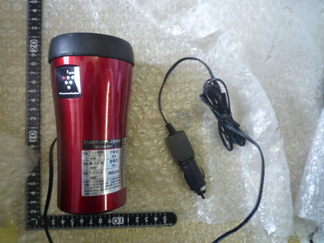 動作確認済み SHARP 車載用プラズマクラスターイオン発生機 レッド 現状渡し品拍卖