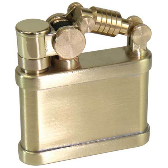 日本製サスペンション式オイルライター デューク 1 ペンギンライター ブラスサテン/2017x1本拍卖