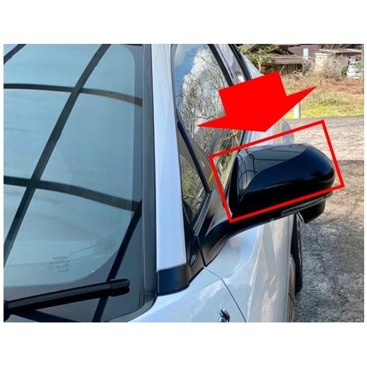 ◆新品 未使用 純正部品 トヨタ C-HR ハイブリッド ZYX10 アウタミラー カバー 左右 セット ドアミラー ブラックマイカ TOYOTA パーツ◆拍卖