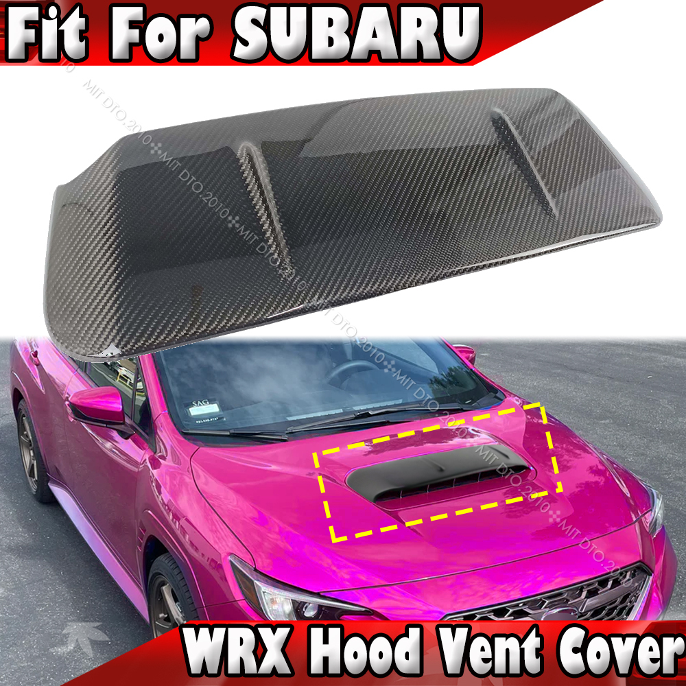 2022+ スバル・WRX(2代目)VB系 S4 本物のカーボン V2 TYPE フロント ボンネット エア スクープ カバー リアルカーボン製品拍卖