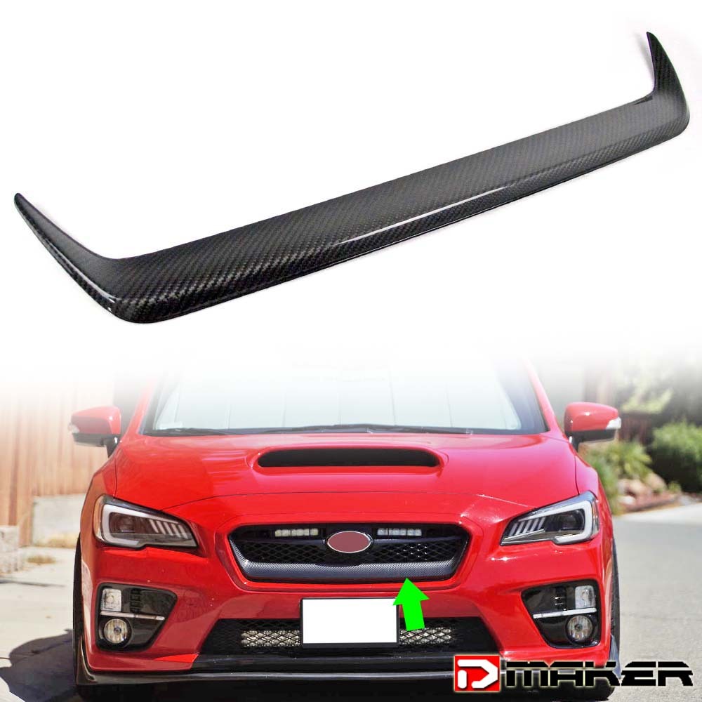 2015-2017前期専用 スバル WRX VAG VAB セダン 本物のカーボン エアロ フロントグリル カバー拍卖